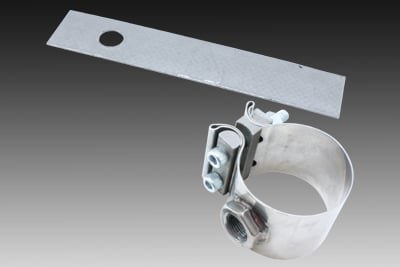 Aem Electron Oxygen Sensor Bracket, No-Weld, For Use with 2-1/4 Inch to 2-1/2 Inch Exhaust Pipe – 30-2355-250