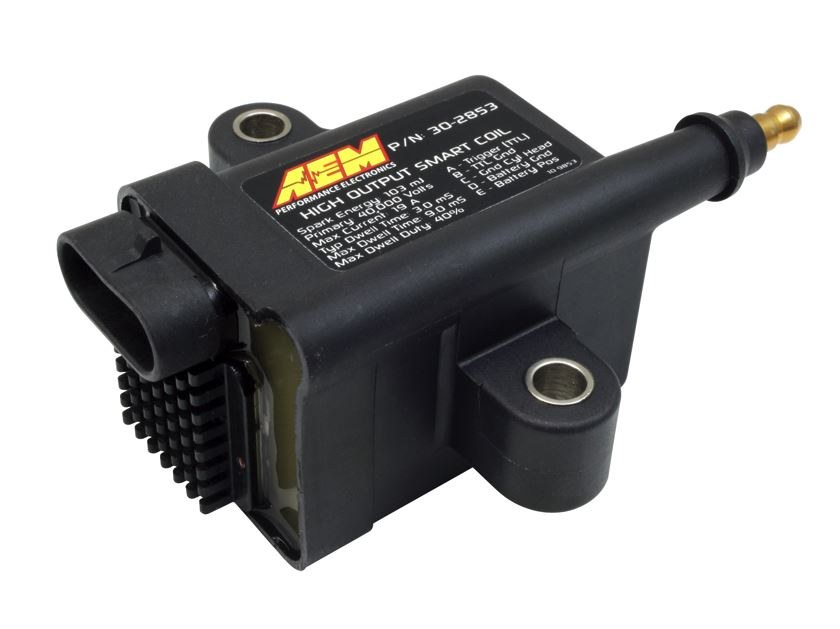 Aem Electron Ignition Coil, High Output Inductive Smart Coil, Universal, 40000 Volts – 30-2853