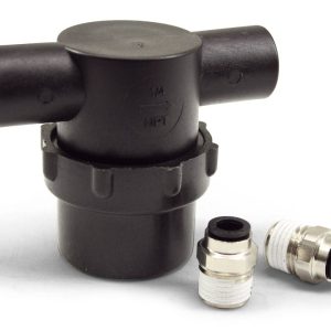 Aem Electron Water Injection System Filter, Equipped with Fittings for 1/4 Inch Outside Diameter Nylon Tubing, Filters to 40 Microns – 30-3003