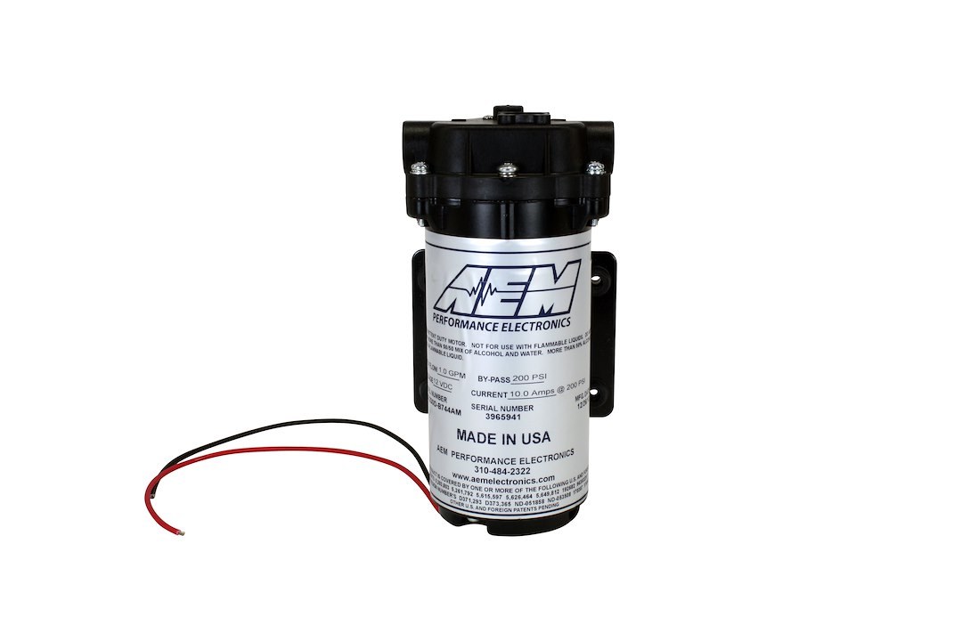 Aem Electron Water Injection System Pump, Recirculation Style, 200 PSI, 1/4 Inch Push Lock Hose Pump – 30-3015