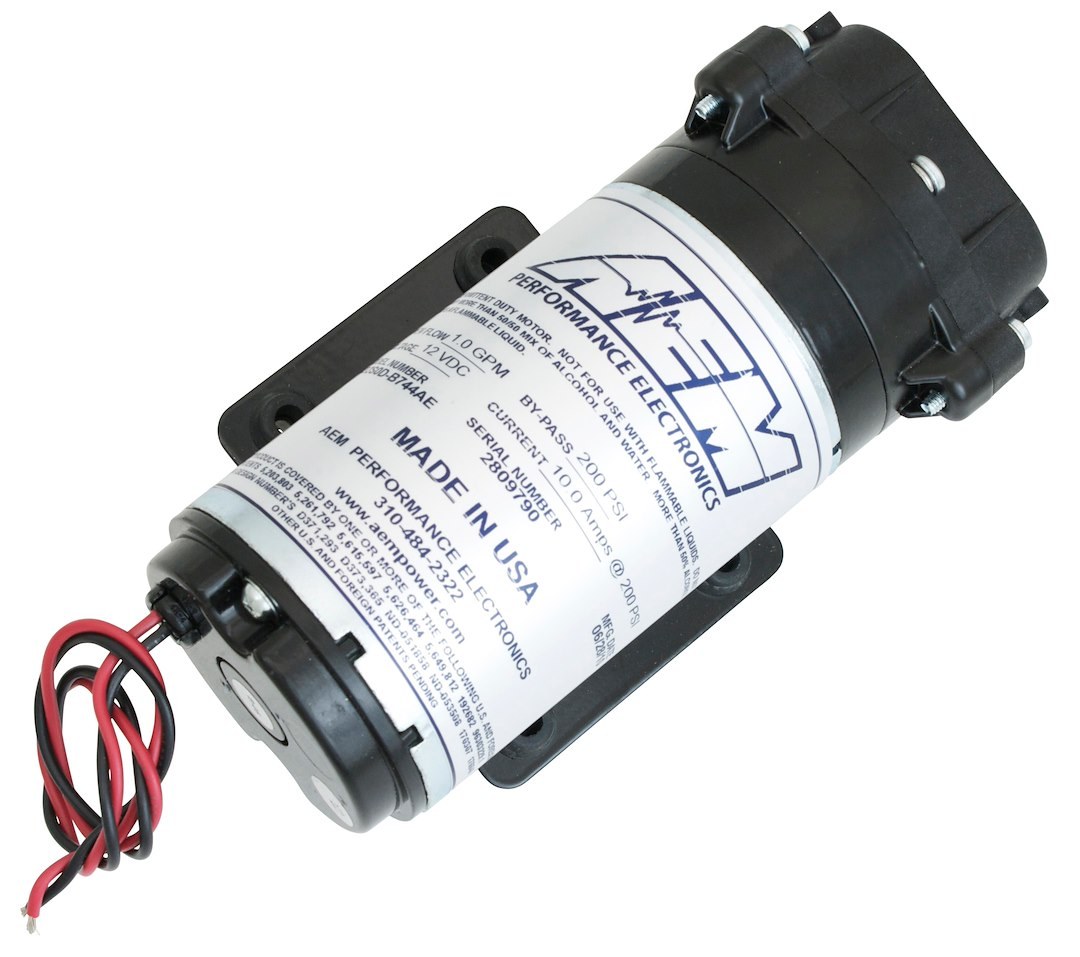 Aem Electron Water Injection System Pump, Recirculation Style, 200 PSI, 1/4 Inch Push Lock Hose Pump – 30-3015