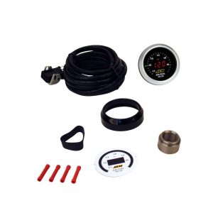 Aem Electron Gauge Air/ Fuel Ratio, Wideband O2 Air/Fuel Uego Gauge, Round, IN Dash 2-1/16 Inch, Gasoline, 11 to 17 Range, Digital – 30-4110NS