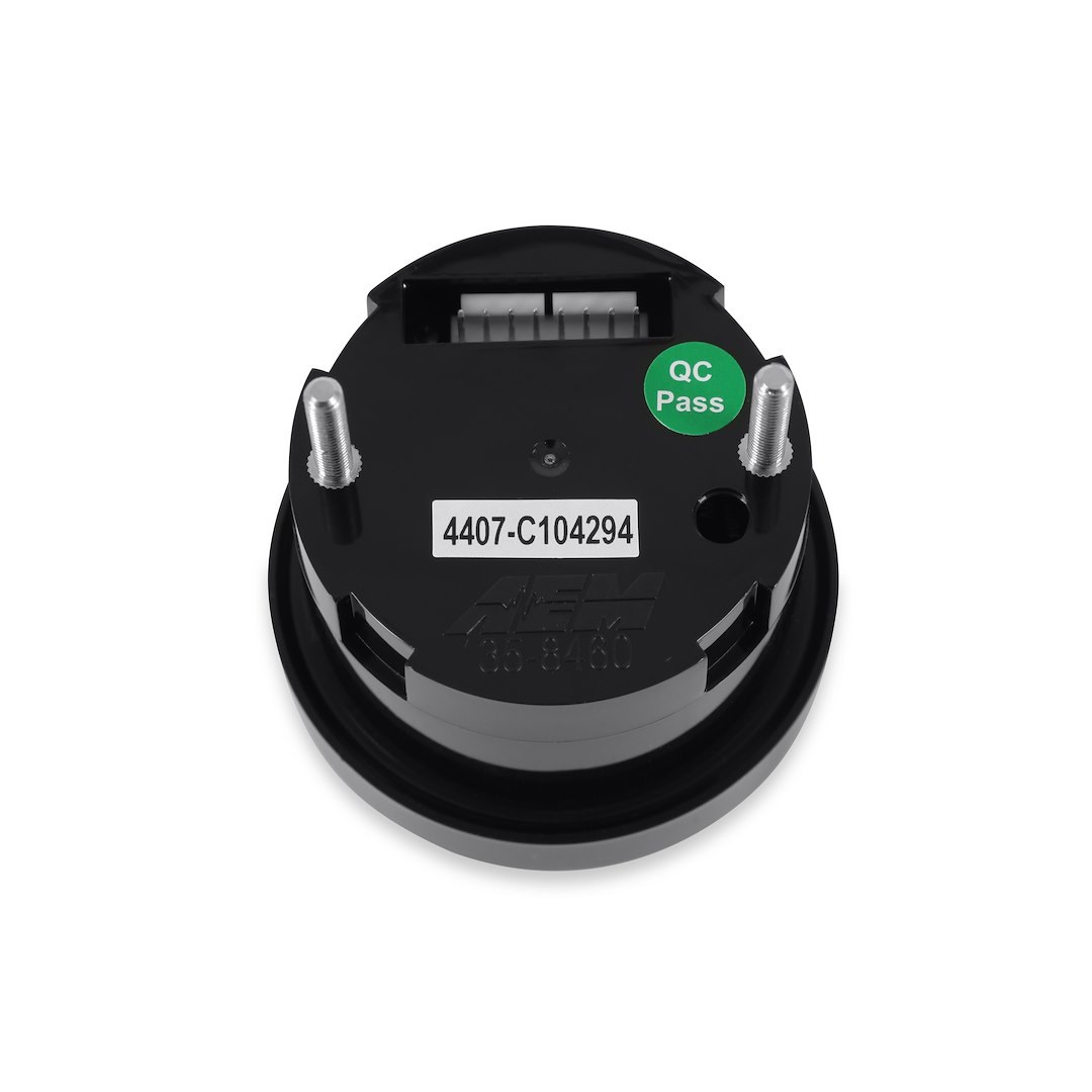 Aem Electron Gauge Fuel Pressure/ Oil Pressure, Single Gauge That Can Be Used to Display Either Fuel Pressure or Oil Pressure, 52 Millimeter – 30-4401