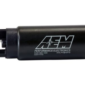 Aem Electron Fuel Pump Electric, Gasoline, 320 Lph at 43 PSI, Without Regulator – 50-1000