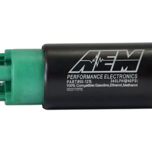 Aem Electron Fuel Pump Electric, 320 Lph at 43 PSI, 65 Millimeter Body/ 11.0 Millimeter Outside Diameter Inlet/, 13.5 Volts – 50-1215