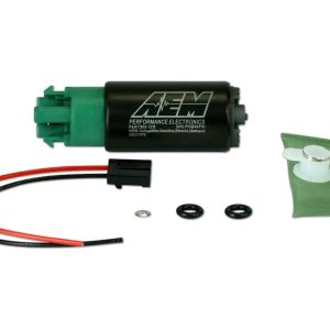 Aem Electron Fuel Pump Electric, 320 Lph at 43 PSI, 65 Millimeter Body/ 11.0 Millimeter Outside Diameter Inlet/, 13.5 Volts – 50-1215