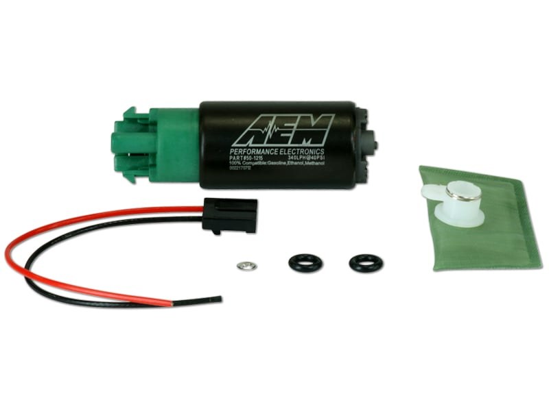 Aem Electron Fuel Pump Electric, 320 Lph at 43 PSI, 65 Millimeter Body/ 11.0 Millimeter Outside Diameter Inlet/, 13.5 Volts – 50-1215