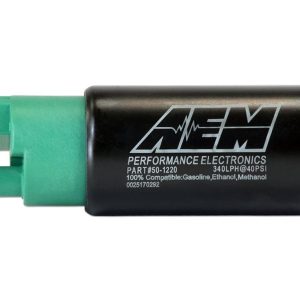 Aem Electron Fuel Pump Electric, 320 Lph at 43 PSI, 65 Millimeter Body/ 11.0 Millimeter Outside Diameter Inlet/, 13.5 Volts – 50-1220