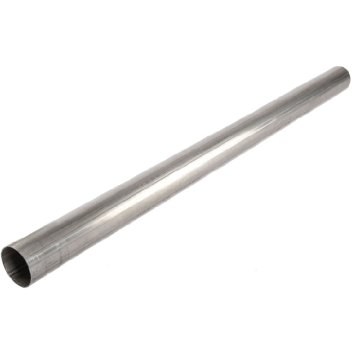 Atlantc Tube Exhaust Pipe, 2 Inch Pipe Diameter, 14 Gauge Aluminized Steel, 90 Inch Length – 21490AL