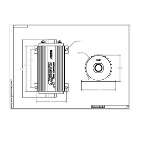 Aeromotive Fuel Pump Electric, A1000 Series, ORB-10 Inlet/ Outlet – 11101