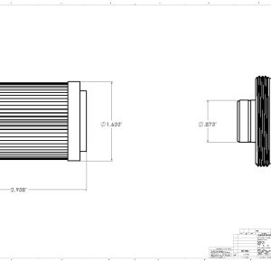 Aeromotive Fuel Filter, IN-Line Filter, 10AN, 10 Micron – 12301