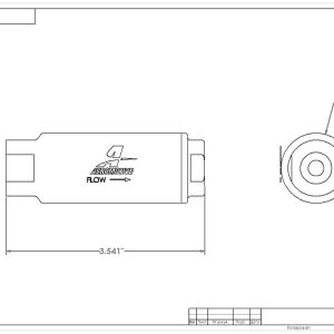 Aeromotive Fuel Filter, IN-Line Filter, 3/8 Inch NPT, 40 Micron – 12303