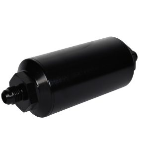 Aeromotive Fuel Filter, Male AN-06 Cellulose 10 Micron IN-Line Fuel Filter, AN-06 Ports, 2 Inch Outside Diameter, 10 Micron Cellulose Element – 12347