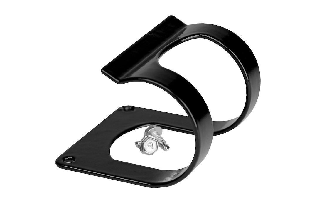 Aeromotive Fuel Filter Mounting Bracket, For Use with 2 Inch Aeromotive Filters, Black, Steel with Rubber Coating – 12701