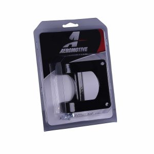 Aeromotive Fuel Filter Mounting Bracket, For Use with 2 Inch Aeromotive Filters, Black, Steel with Rubber Coating – 12701