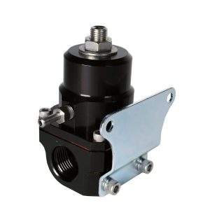 Aeromotive Fuel Pressure Regulator, A1000 Series, 40-70PSI, Two ORB-08 Inlet/ Outlet Ports, 1/8 NPT Dedicated Gauge Port, ORB-06 Return Port – 13139