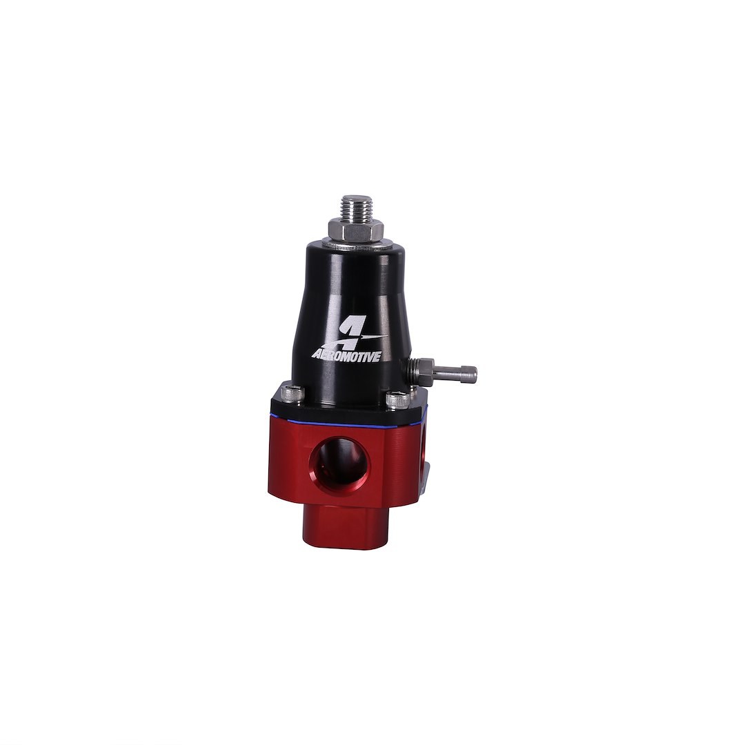Aeromotive Fuel Pressure Regulator, 3-20 PSI with Low Pressure Spring/ 20-60 PSI with High Pressure Spring, 3/8 Inch NPT Inlet/ Outlet – 13301