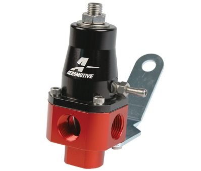 Aeromotive Fuel Pressure Regulator, 3-20 PSI with Low Pressure Spring/ 20-60 PSI with High Pressure Spring, 3/8 Inch NPT Inlet/ Outlet – 13301