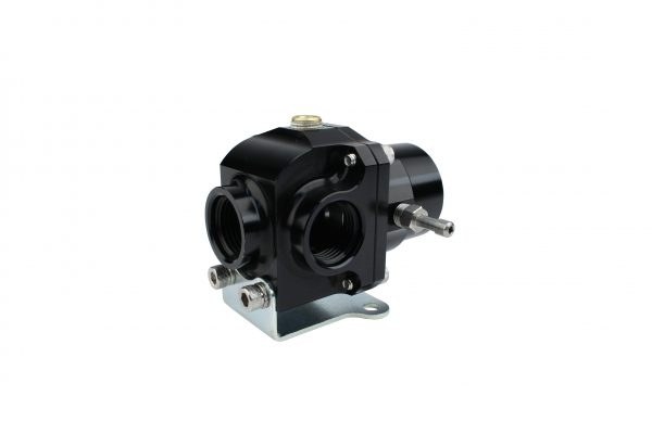 Aeromotive Fuel Pressure Regulator, 3-15 PSI, -8AN Inlet/Outlet/Return, Gasoline, Black – 13304