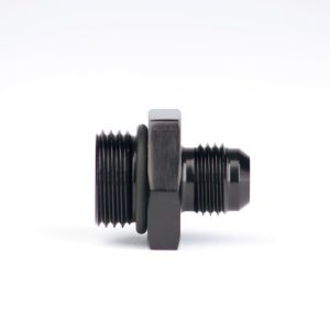 Aeromotive Adapter Fitting, 8AN to 6AN ORB, Straight, Black – 15605