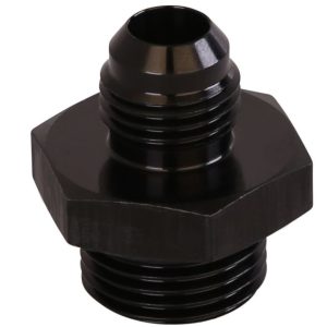 Aeromotive Adapter Fitting, 8AN to 6AN ORB, Straight, Black – 15605