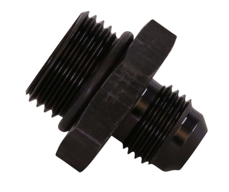 Aeromotive Adapter Fitting, 8AN to 6AN ORB, Straight, Black – 15605