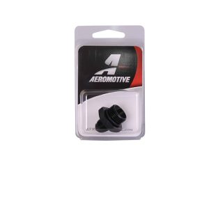Aeromotive Adapter Fitting, 8AN to 6AN ORB, Straight, Black – 15605