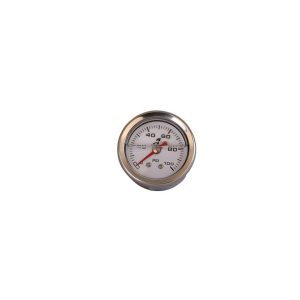 Aeromotive Gauge Fuel Pressure, 1-1/2 Inch Diameter, 100 PSI, Analog – 15633