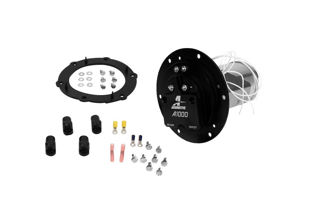 Aeromotive Fuel Pump Electric, A1000 Series, 8 AN O-Ring Outlet and Return, Complete Drop-IN A1000 Pump – 18679