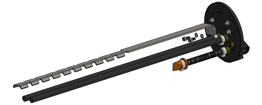 Aeromotive Fuel Tank Sending Unit Adapter, For Use with Aeromotive 18310, 18 Inch Fuel Pump Hanger – 18709