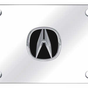 Auto Gold License Plate, Chrome Acura Logo, Stainless Steel – ACU.CC