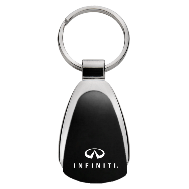Auto Gold Key Chain, Infiniti, Teardrop, Black, Stainless Steel – KCK.INF