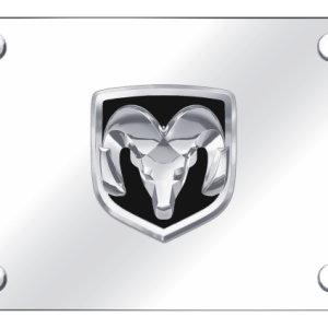 Auto Gold License Plate, Chrome Ram OEM Logo, Stainless Steel – RAM.OEM.CC