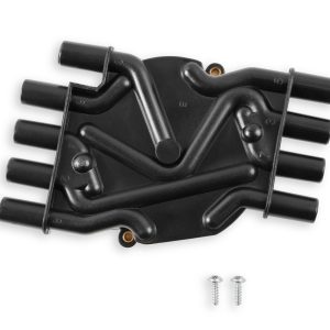 Accel Distributor Cap, Bolt Down, Crab Style Posts, Black, Socket Style, Heavy Duty – 120141