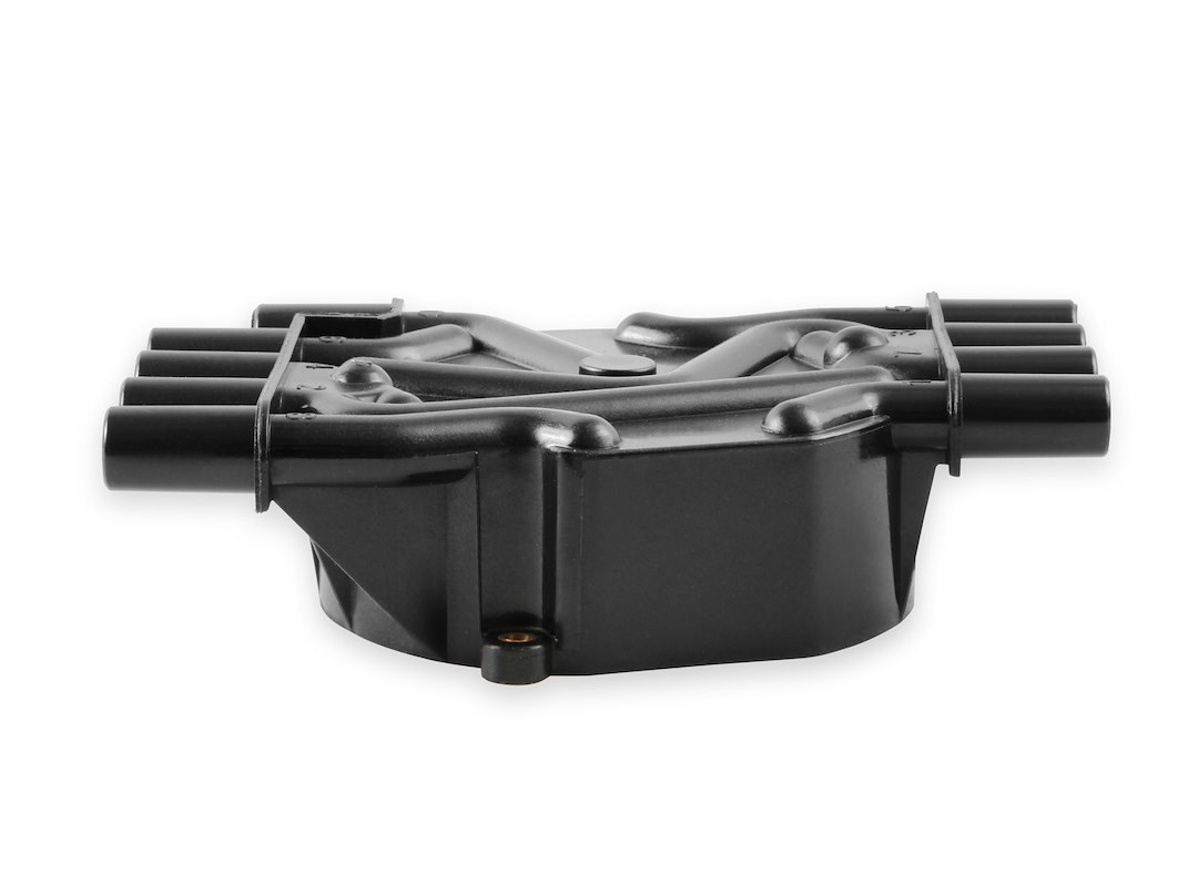 Accel Distributor Cap, Bolt Down, Crab Style Posts, Black, Socket Style, Heavy Duty – 120141