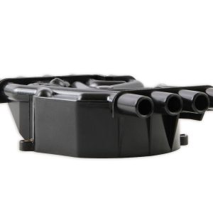 Accel Distributor Cap, Bolt Down, Crab Style Posts, Black, Socket Style, Heavy Duty – 120141