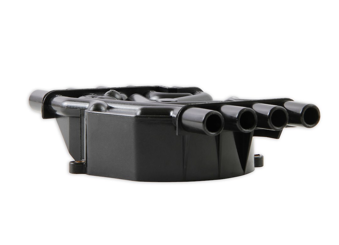 Accel Distributor Cap, Bolt Down, Crab Style Posts, Black, Socket Style, Heavy Duty – 120141