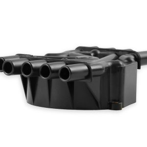 Accel Distributor Cap, Bolt Down, Crab Style Posts, Black, Socket Style, Heavy Duty – 120141