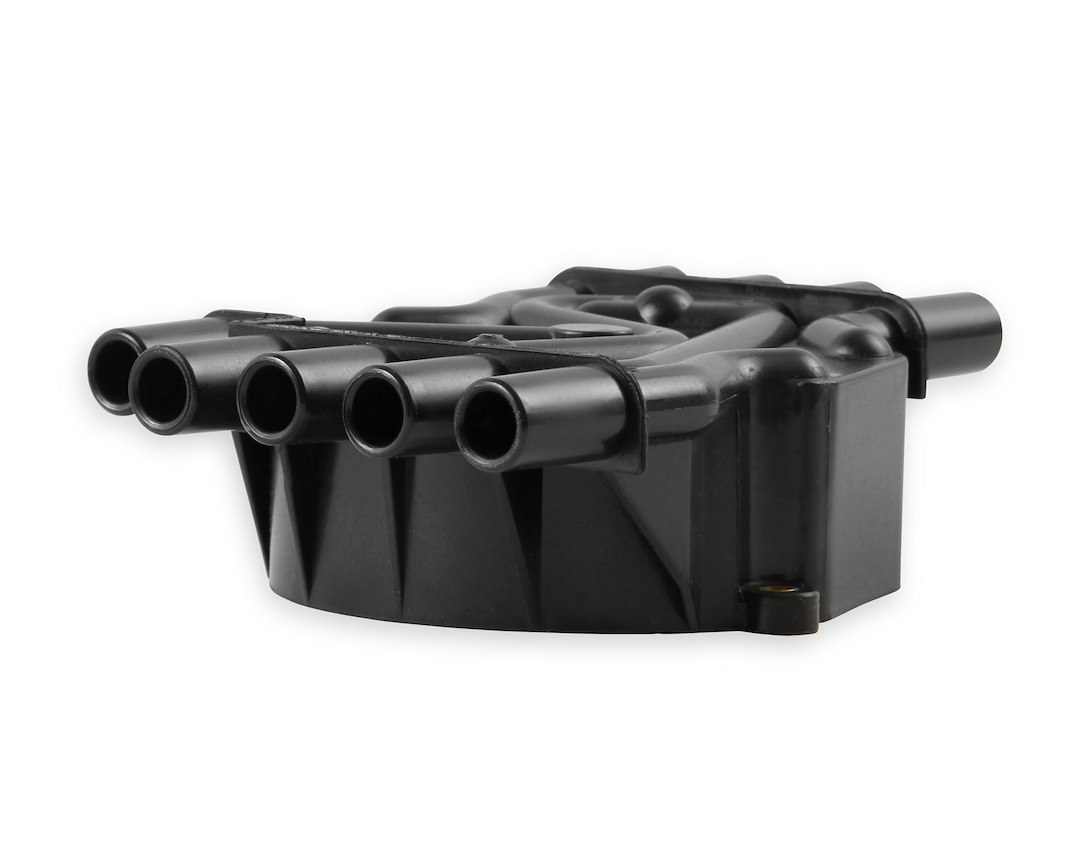 Accel Distributor Cap, Bolt Down, Crab Style Posts, Black, Socket Style, Heavy Duty – 120141