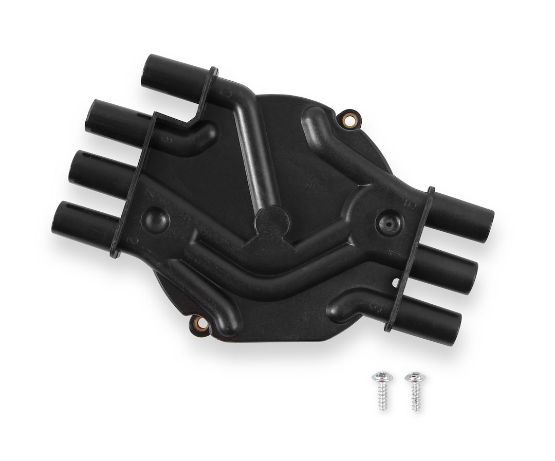 Accel Distributor Cap, Bolt Down, Crab Style Posts, Black – 120142