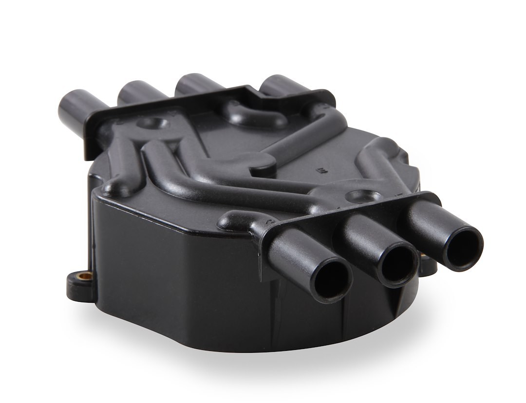 Accel Distributor Cap, Bolt Down, Crab Style Posts, Black – 120142