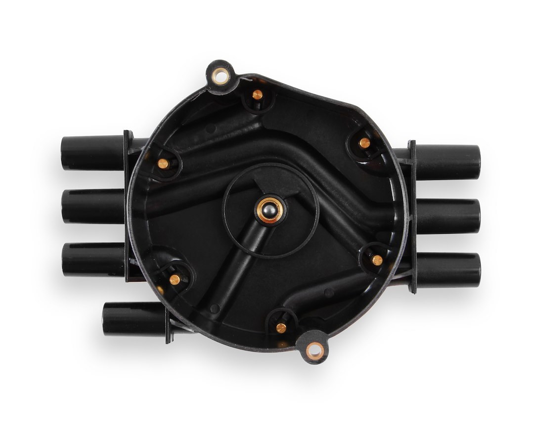 Accel Distributor Cap, Bolt Down, Crab Style Posts, Black – 120142