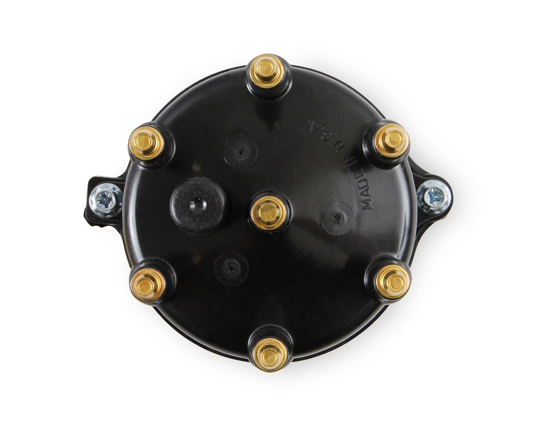 Accel Distributor Cap, Bolt Down, Hei Style Posts, Black – 120330