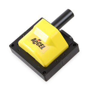 Accel Ignition Coil, Super Coil, E-Core, 48000 Volts, 0.200 Ohms Primary Resistance/6.7K Ohms Secondary Resistance/92:1 Turns Ratio – 140024ACC