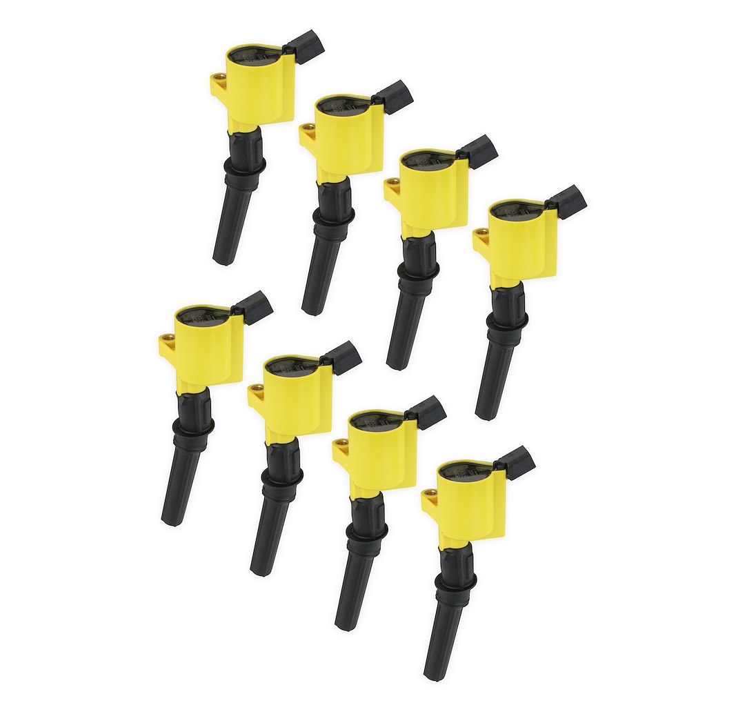 Accel Ignition Coil, Super Coil, Coil on Plug, 0.660 Ohms Primary Resistance/6.1K Ohms Secondary Resistance/61:1 Turns Ratio, Yellow – 140032-8