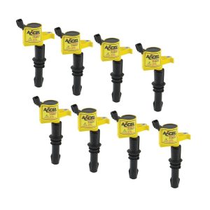 Accel Ignition Coil, Super Coil, Coil on Plug, 0.500 Ohms Primary Resistance/5.43K Ohms Secondary Resistance/68:1 Turns Ratio, Yellow – 140033-8
