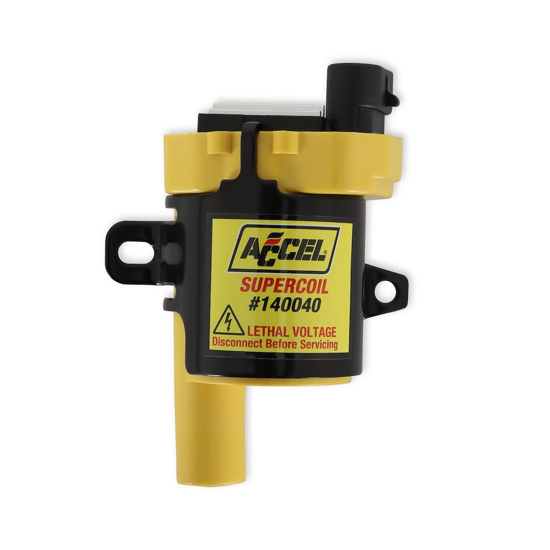 Accel Ignition Coil, Super Coil, Black/Yellow – 140040ACC