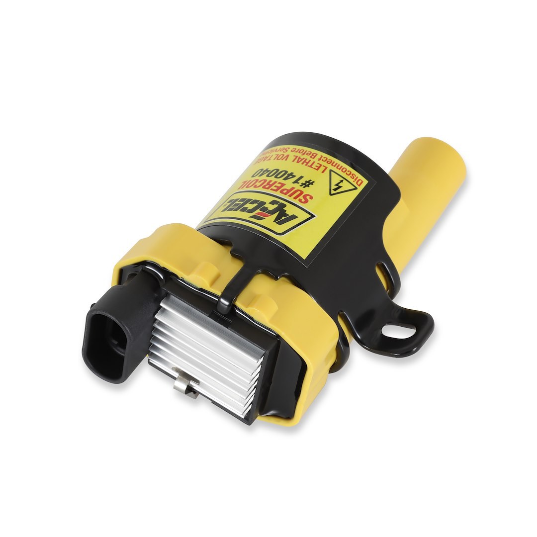 Accel Ignition Coil, Super Coil, Black/Yellow – 140040ACC