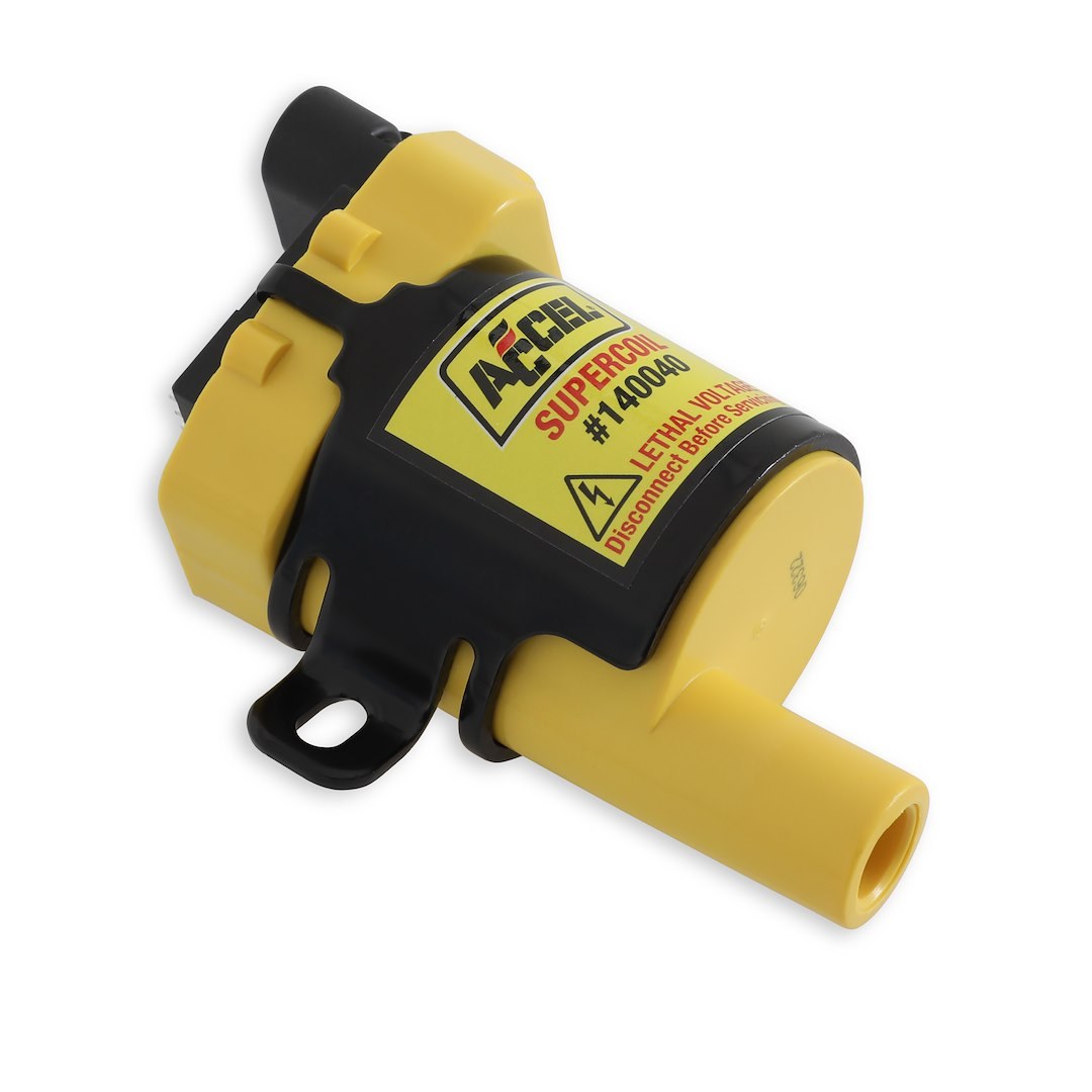 Accel Ignition Coil, Super Coil, Black/Yellow – 140040ACC