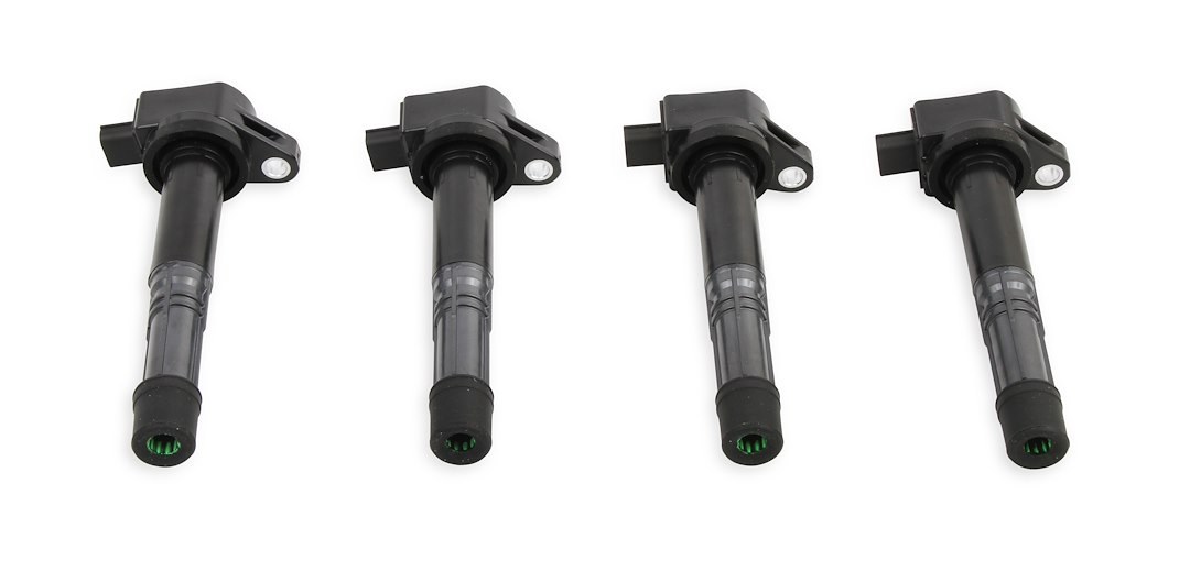 Accel Ignition Coil, Super Coil, Coil Pack, Black, Pack of 4 – 140082K